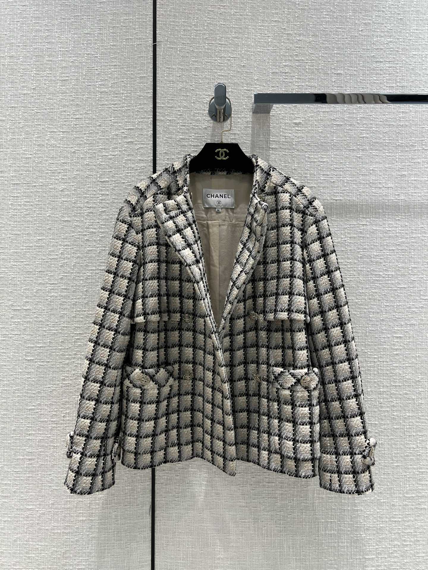 2022Chan*l 22k新品!本季最A最帅的骑士风外套