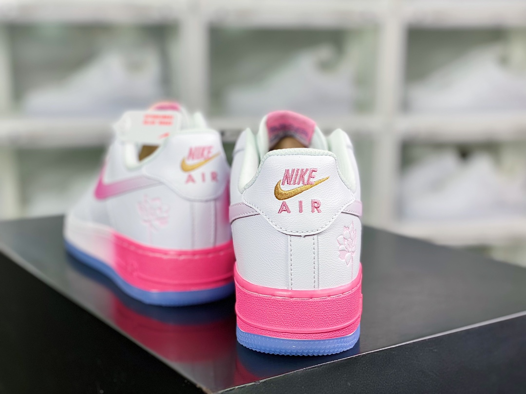 Air Force 1 '07 Low”San Francisco Chinatown” Air Force One ”Leather White Powder Gradient San Francisco Lotus” FD0778-100