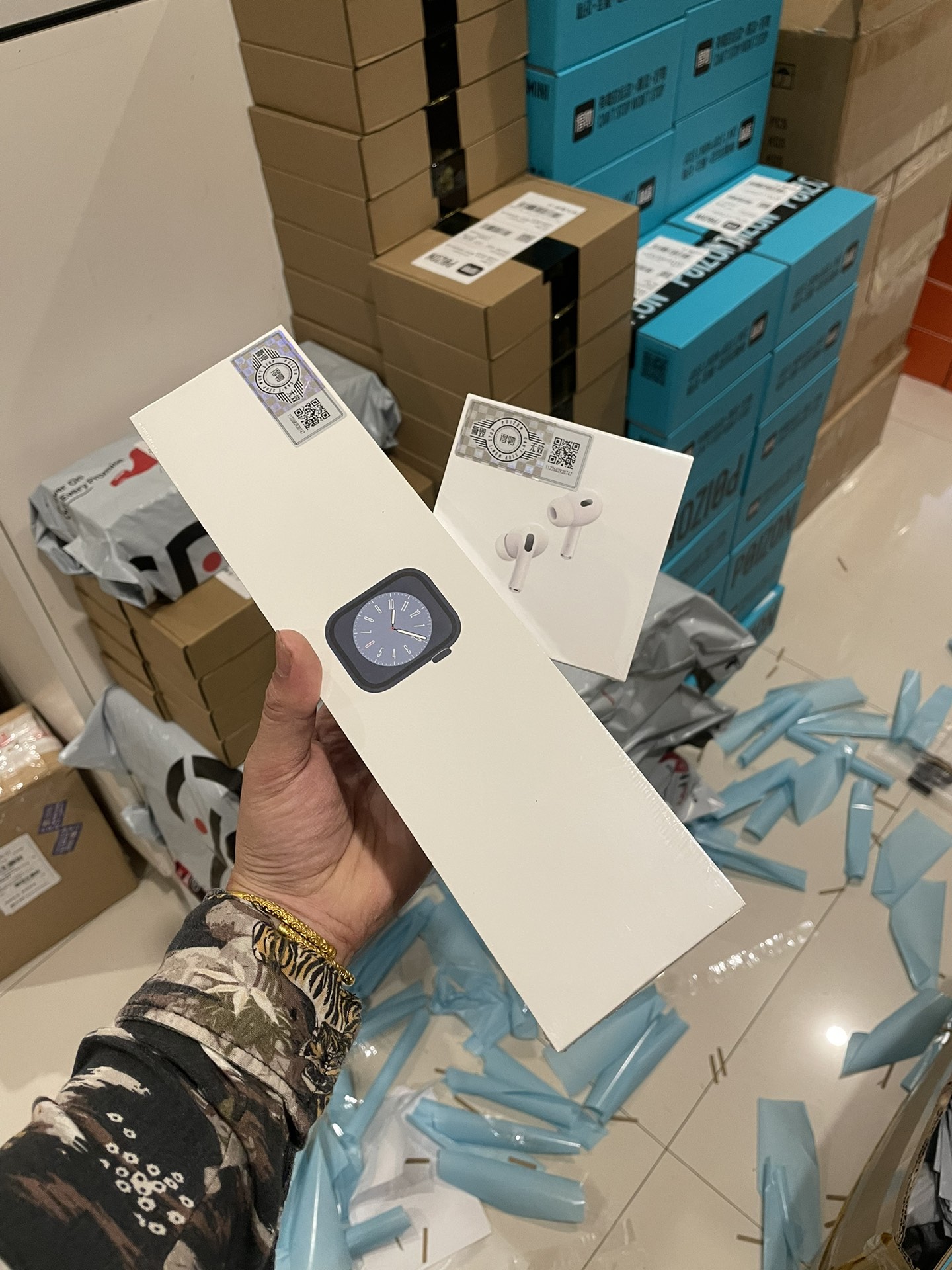 苹果手表苹果耳机 仓库现货 代发全部得物面单[呲牙]