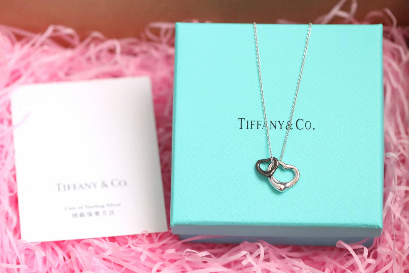 Tiffany & Co. Tiffany&Co.Open Heart纯银心形项链