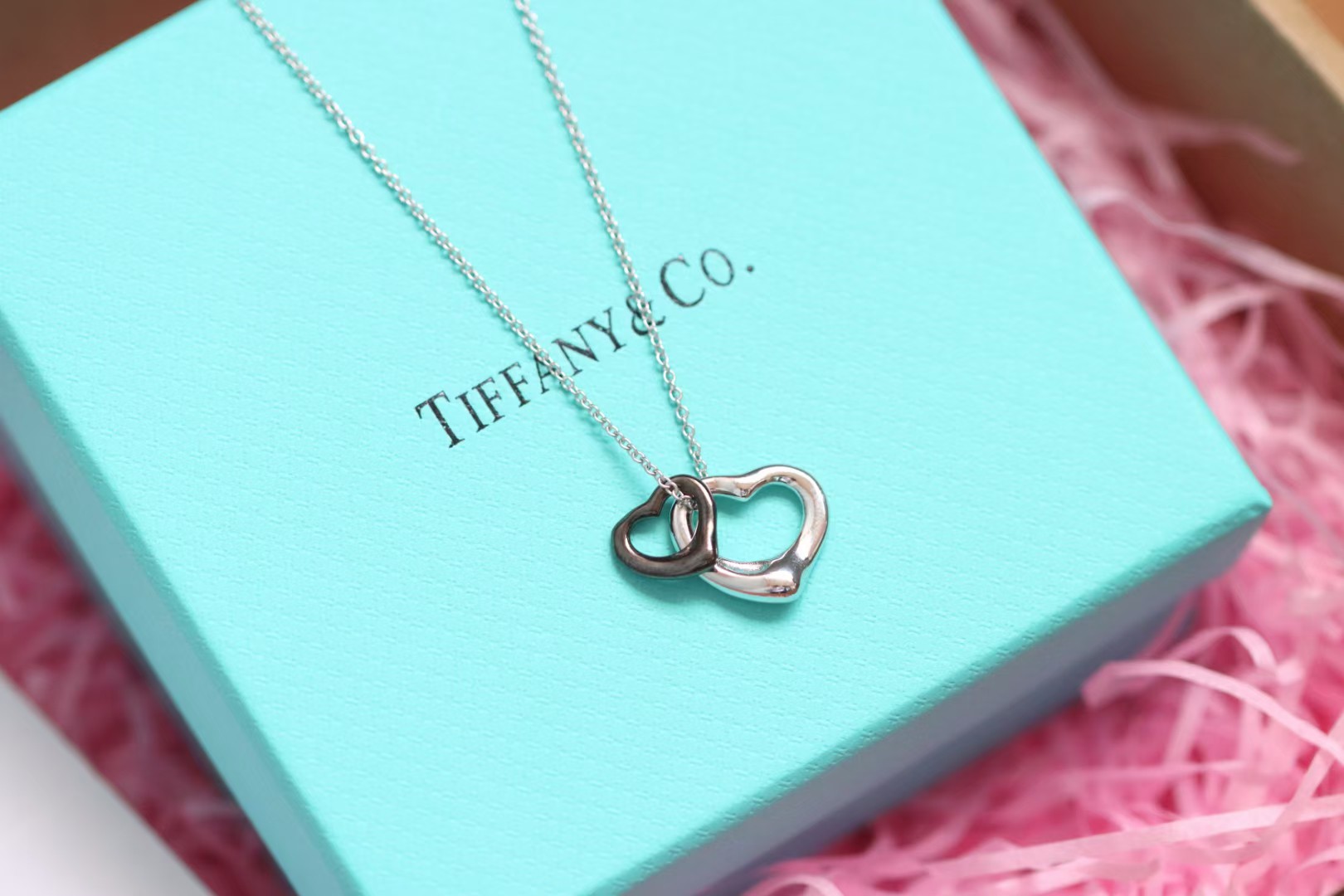 Tiffany & Co. Tiffany&Co.Open Heart纯银心形项链