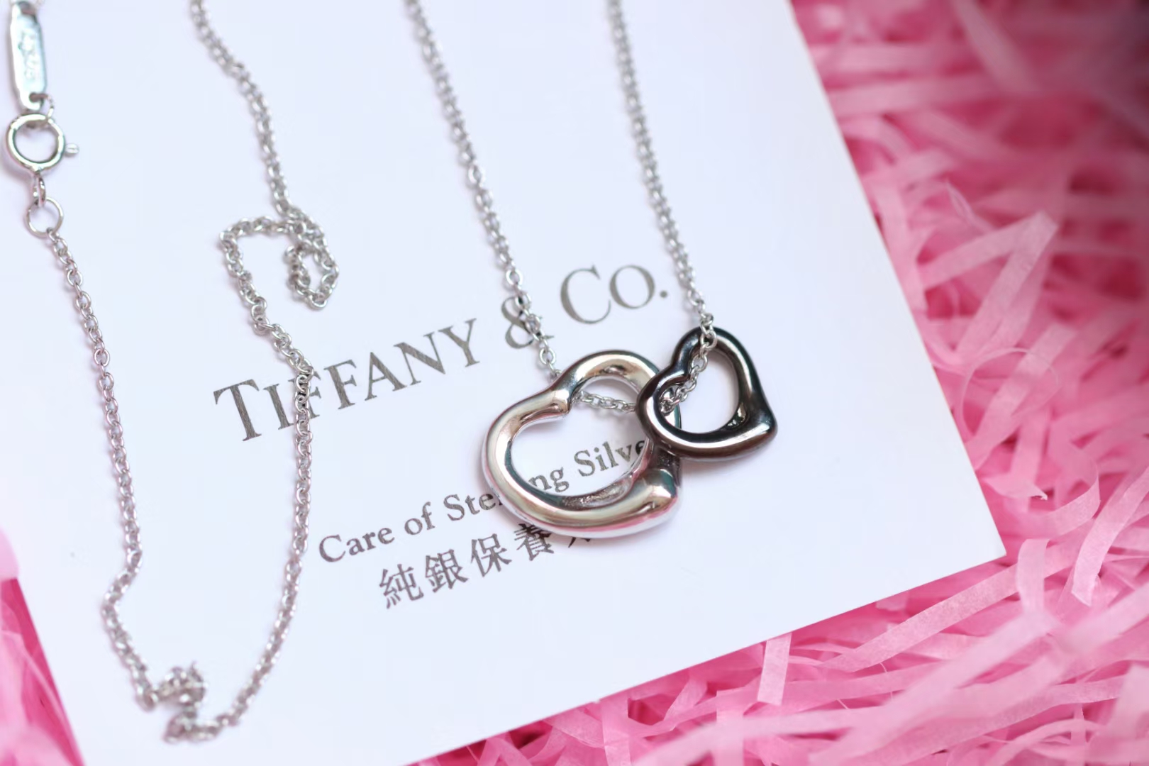 Tiffany & Co. Tiffany&Co.Open Heart纯银心形项链