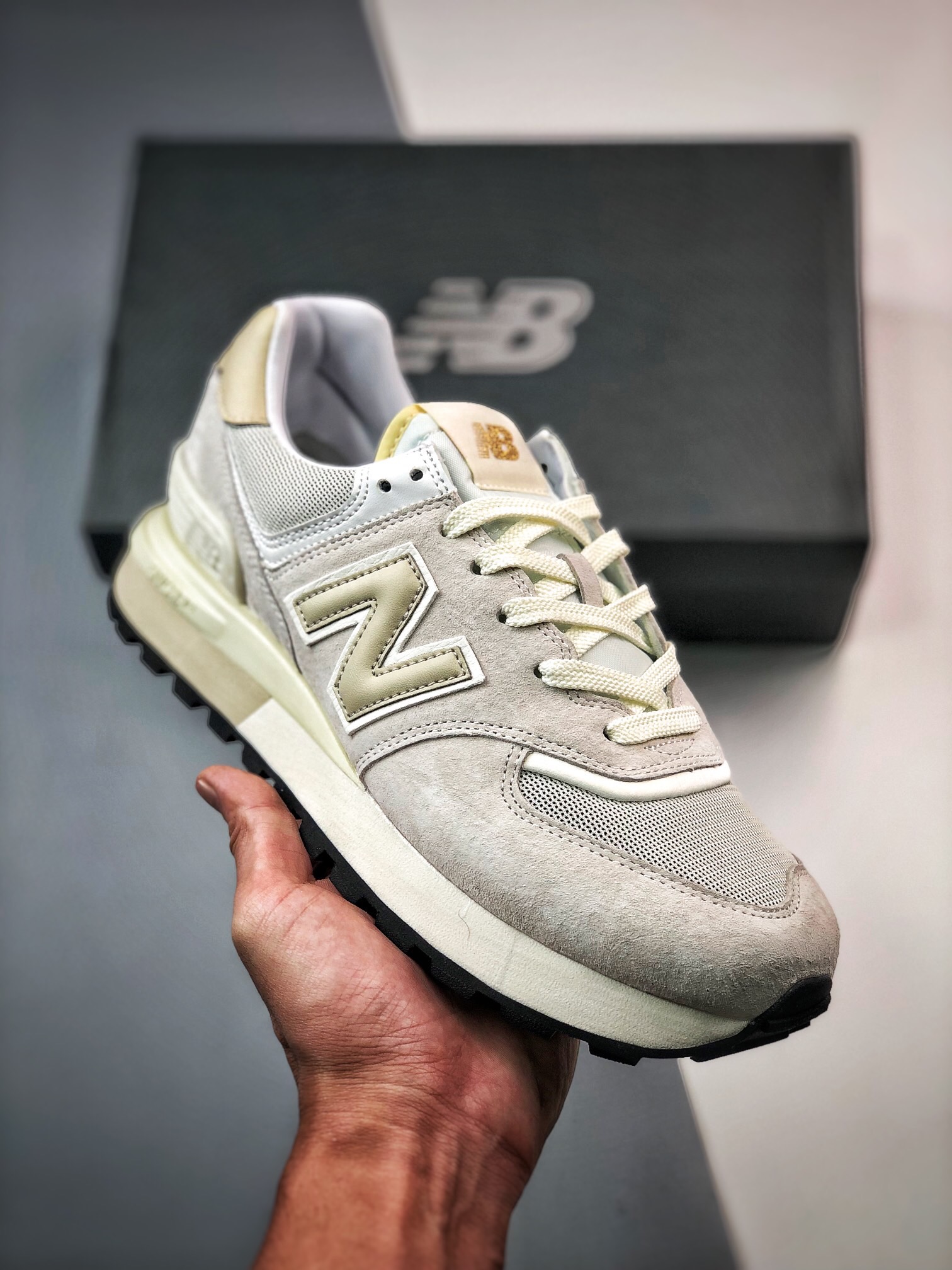 NewBalance574系列米灰低