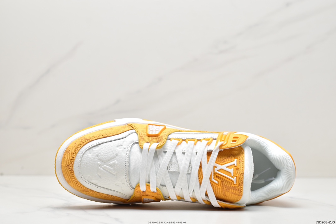 New LV Louis Vuitton Louis Vuitton Trainer Sneaker Low casual sports culture all-match basketball shoes