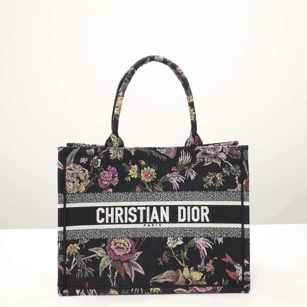 Dior Book Tote Store
 Tote Bags Black Embroidery