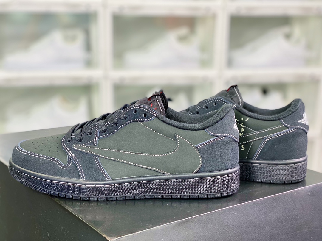 200 Travis Scott x Air Jordan 1 Low OG SP”Black/Phantom”AJ1乔丹一代DM7866-001