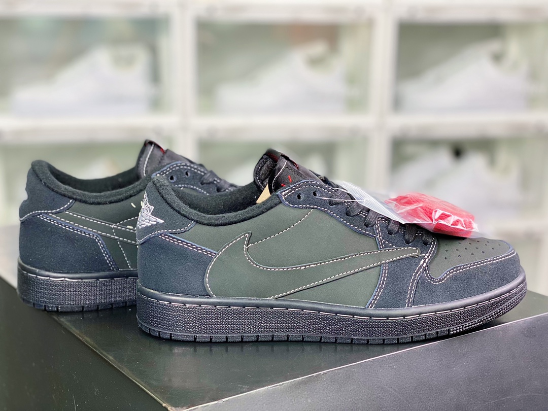 200 Travis Scott x Air Jordan 1 Low OG SP”Black/Phantom”AJ1乔丹一代DM7866-001