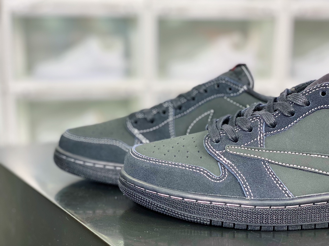 200 Travis Scott x Air Jordan 1 Low OG SP”Black/Phantom”AJ1乔丹一代DM7866-001