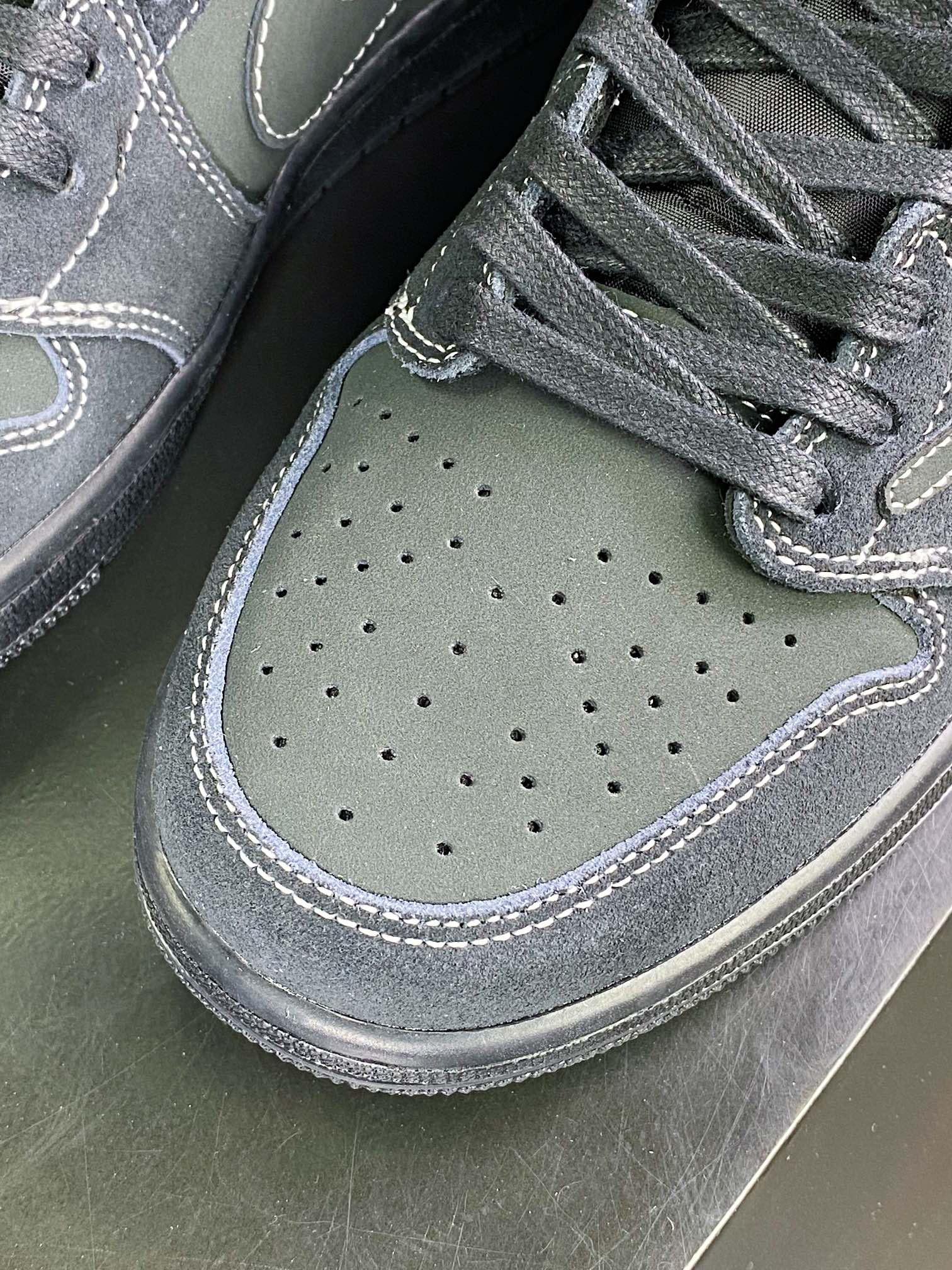 200 Travis Scott x Air Jordan 1 Low OG SP”Black/Phantom”AJ1乔丹一代DM7866-001