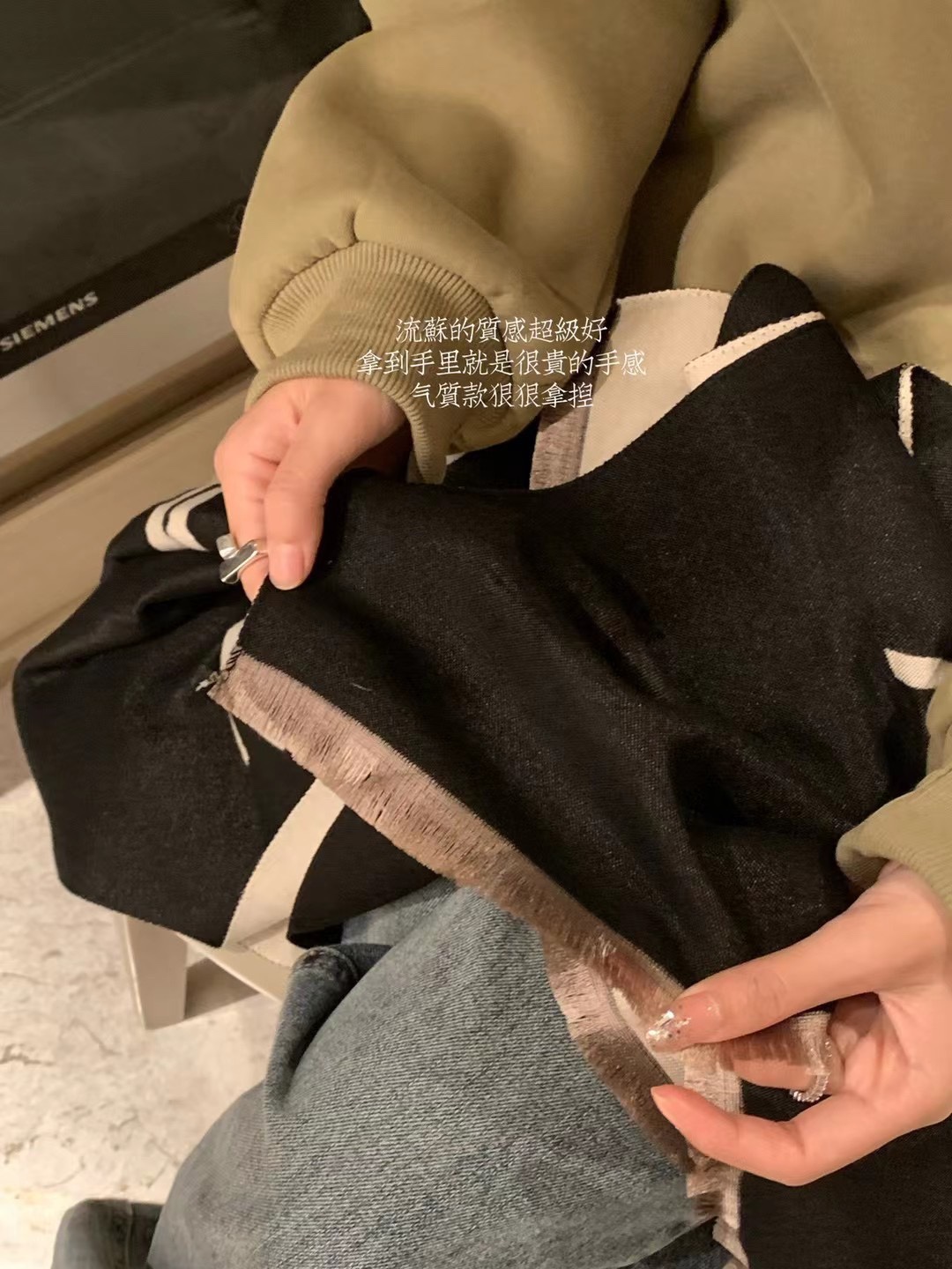 香奈儿 Chanel 传世高定桑蚕丝丝巾围巾 #10D51812 2