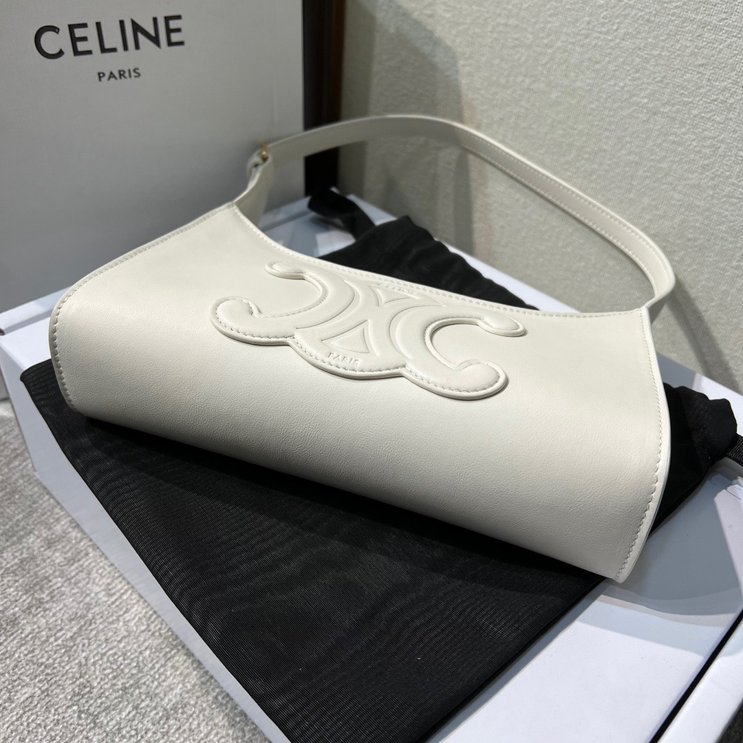 Celine Style Leather Shoulder Bag Lookbook Reference image 2
