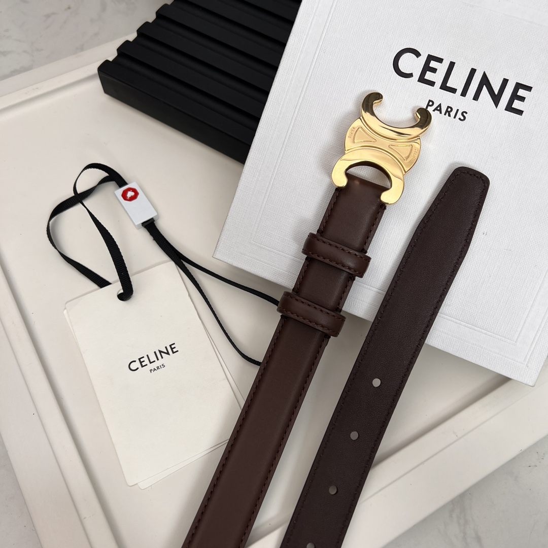 Celine Triomphe Logo Belt - Stylish Leather Belt for Men and Women 5 i1668613446 5434 3