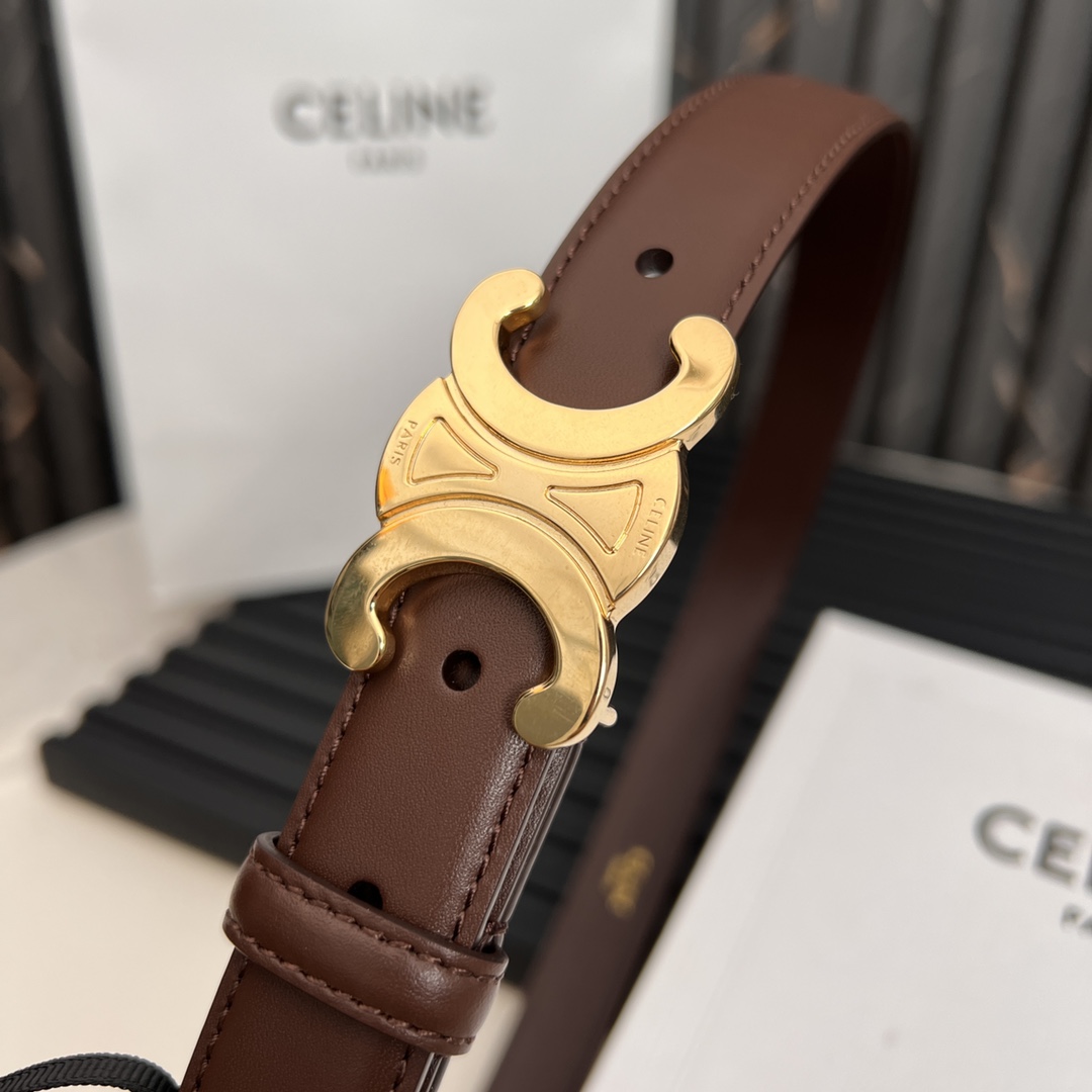Celine Triomphe Logo Belt - Stylish Leather Belt for Men and Women 8 i1668613446 8793 6