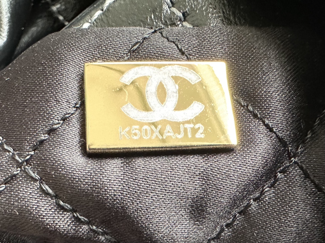 顶级货_法国高端定制品Chane1AS3260#Chanel2022新品油蜡皮小胎牛皮索口购物袋独家实拍
