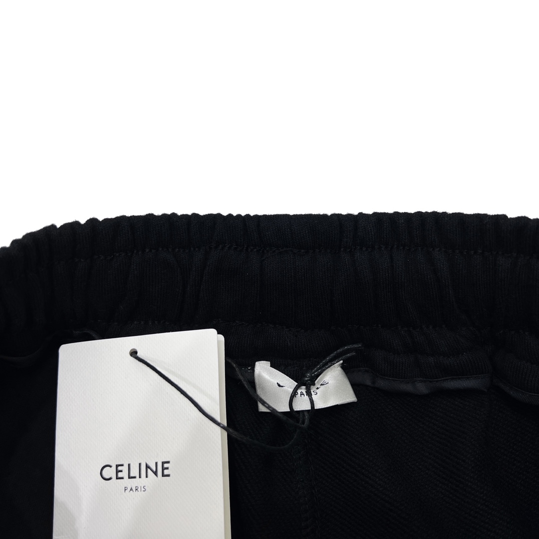 CELINE/赛琳 22FW 织带字母logo运动休闲裤