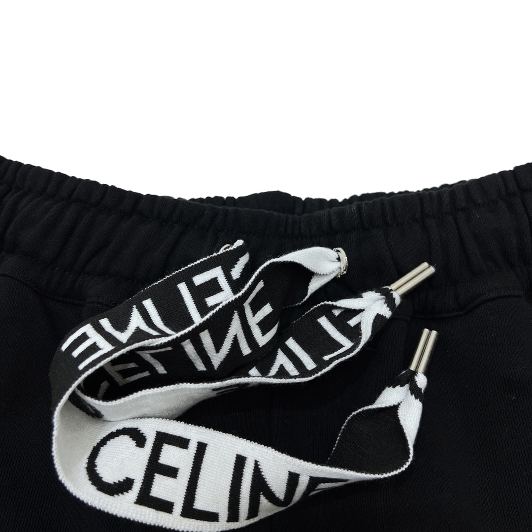 CELINE/赛琳 22FW 织带字母logo运动休闲裤