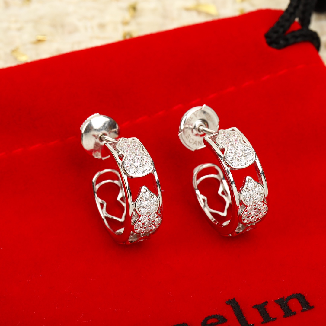 [Qeelin Jewelry]207753 [Our Product] Gourd Earrings Spot Seiko Pure Silver Ver