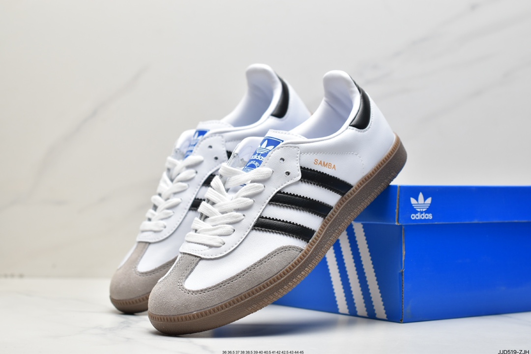 Clover Adidas Originals Samba Vegan OG Samba series gentleman moral training football shoes FW2427