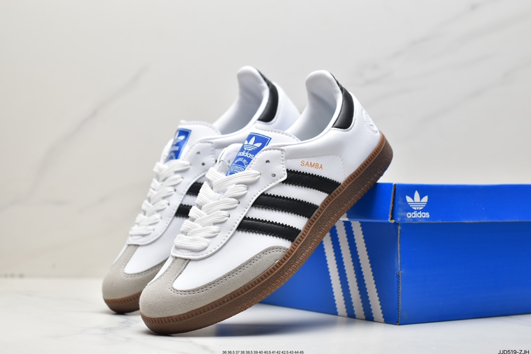 Clover Adidas Originals Samba Vegan OG Samba series gentleman moral training football shoes FW2427