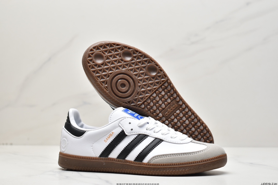 Clover Adidas Originals Samba Vegan OG Samba series gentleman moral training football shoes FW2427