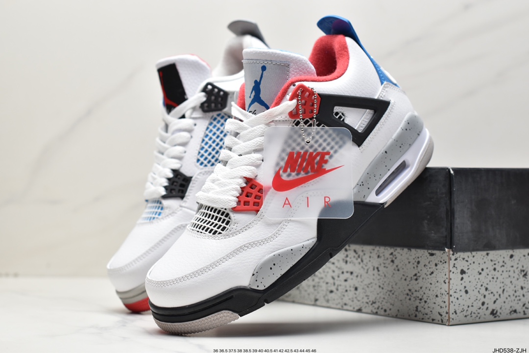 Nike Air Jordan 4 Retro OG Michael · AJ4 generation middle help basketball shoes 408497-100