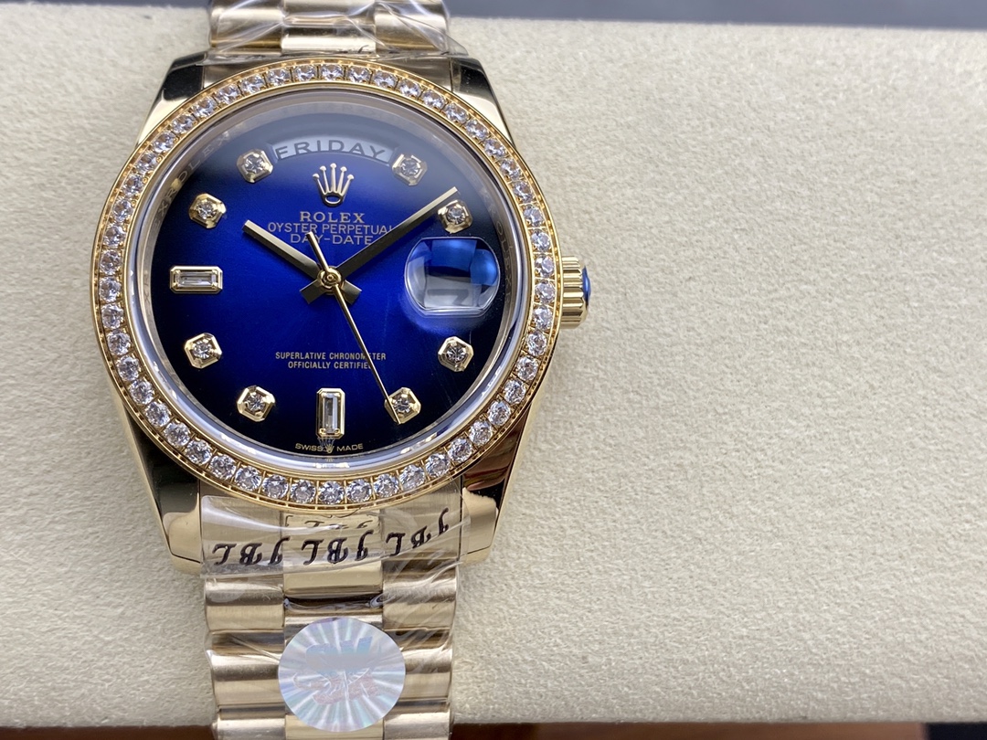 SK厂 劳力士Rolex 双历 星期日志型 36mm 自動機械腕時計