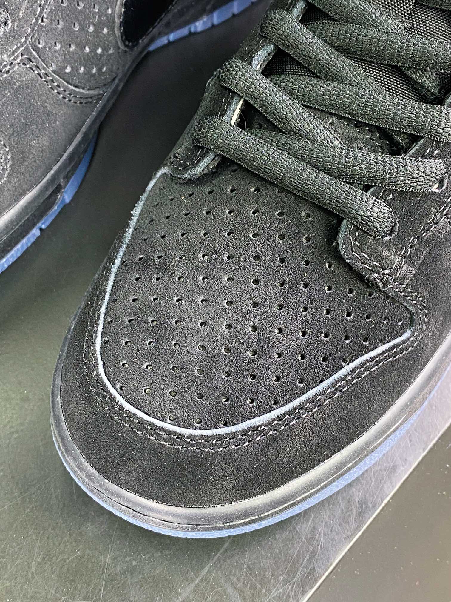 260 UNDEFEATED x SB Dunk Low”Dunk VS AF-1/Triple Black”扣篮系列低帮“五杠黑魂黑武士冰蓝”DO9329-001