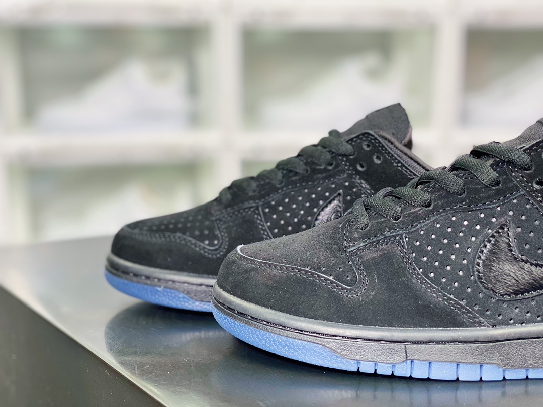 260 UNDEFEATED x SB Dunk Low”Dunk VS AF-1/Triple Black”扣篮系列低帮“五杠黑魂黑武士冰蓝”DO9329-001