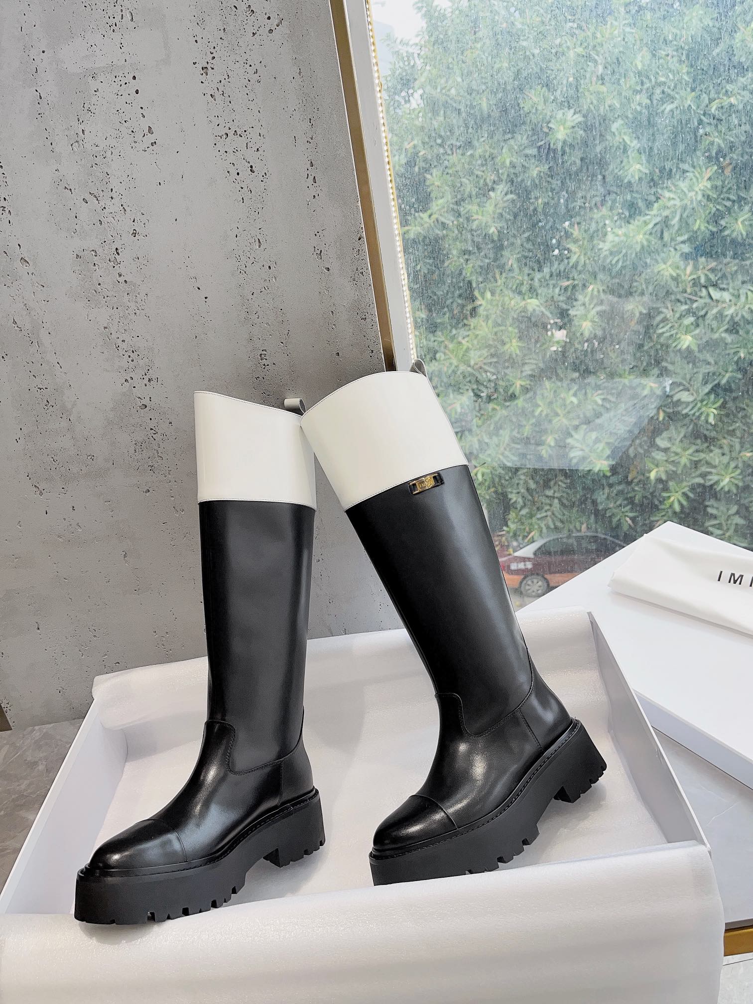 2022 IMMI Designer Brand: Top Quality Retro English Style Crotch Boots. - 图片 8