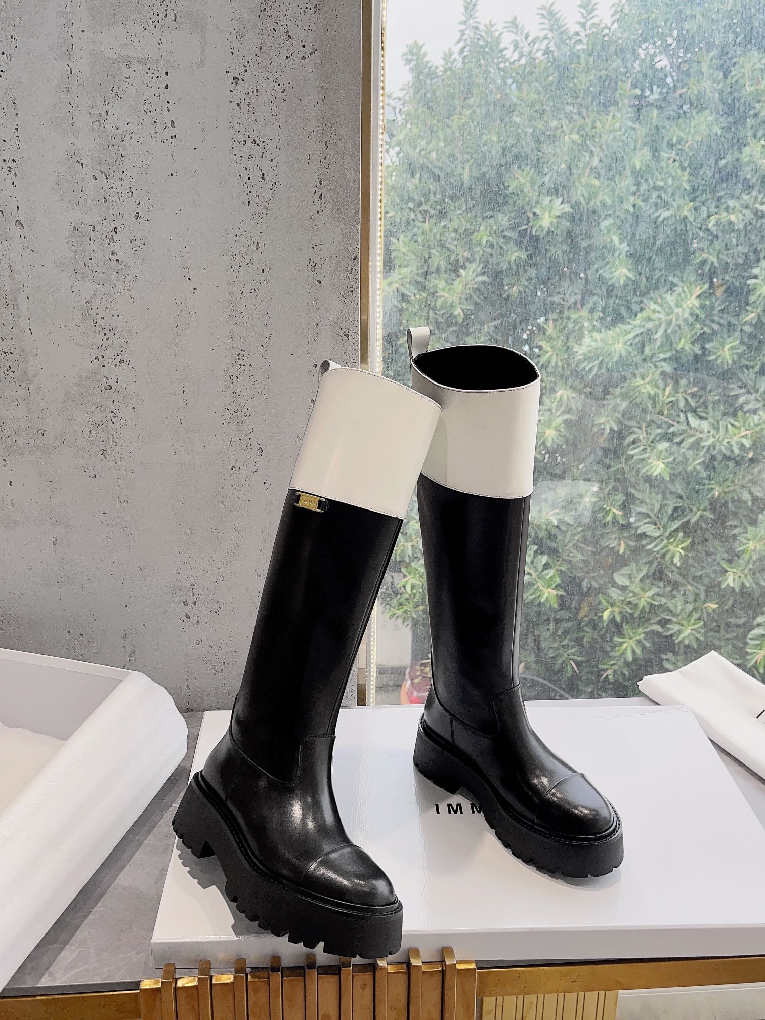 2022 IMMI Designer Brand: Top Quality Retro English Style Crotch Boots. - 图片 9