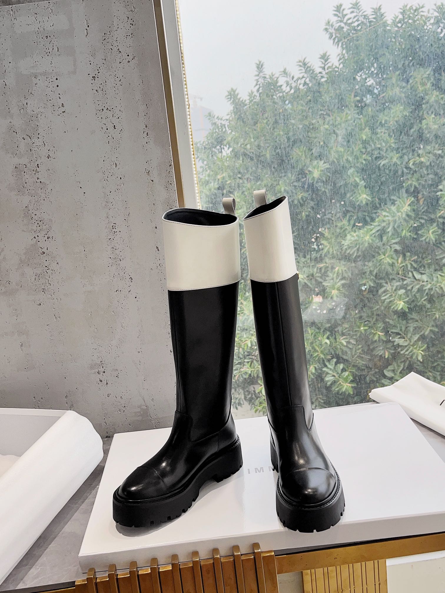 2022 IMMI Designer Brand: Top Quality Retro English Style Crotch Boots.