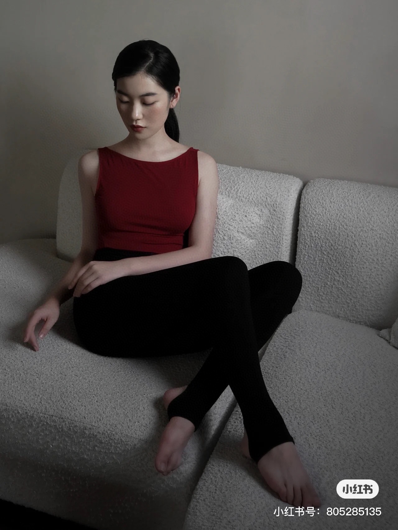 Thermal shaping tights designed with tummy-control and butt-lifting cont - Comprehensive 2