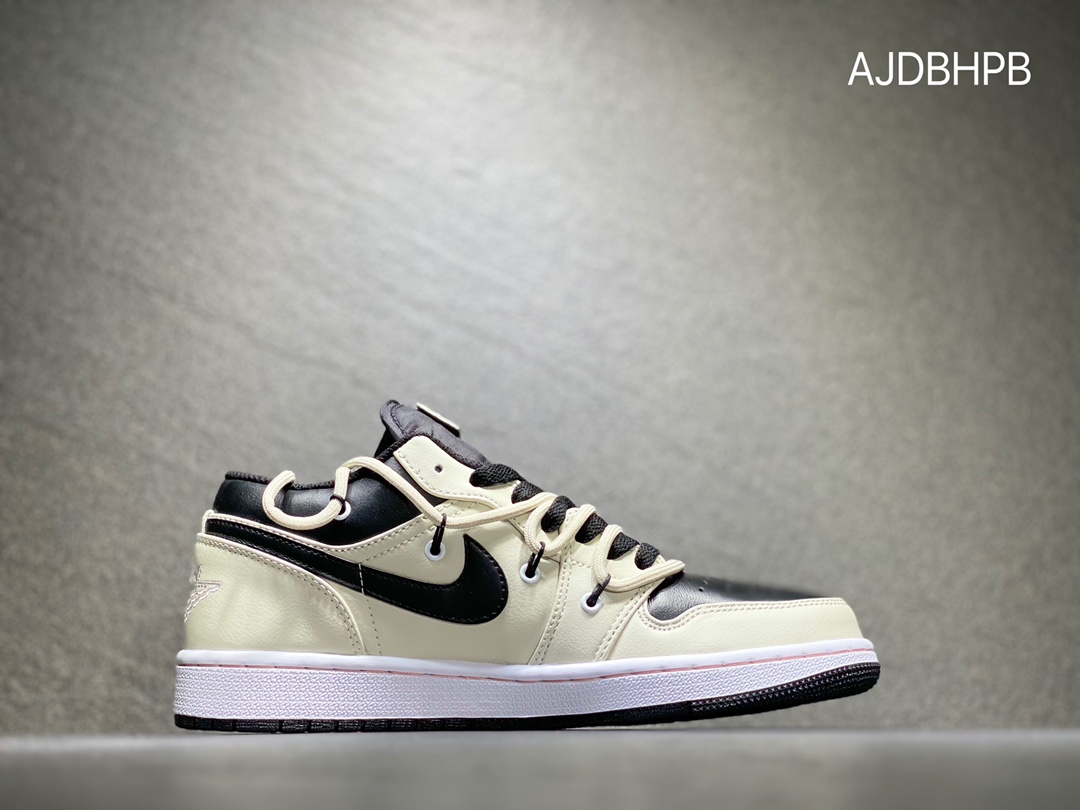 220 Nike AIR JORDAN 1 Low AJ1 乔丹绑带低帮篮球鞋553558-062