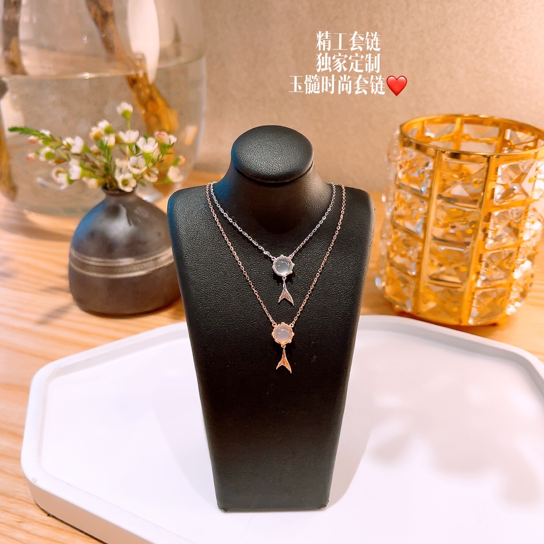 Fine Silver Necklace Elegant Birthday Silver