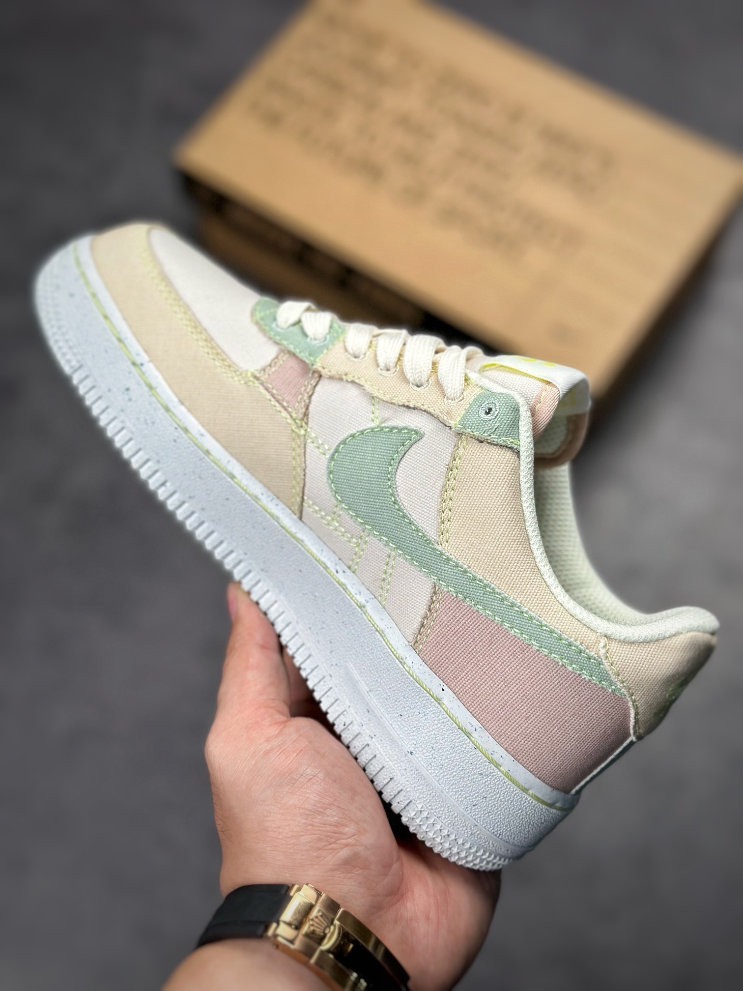 210 Nike Air Force 1 Low 07 粉绿拼色 DR5648-030