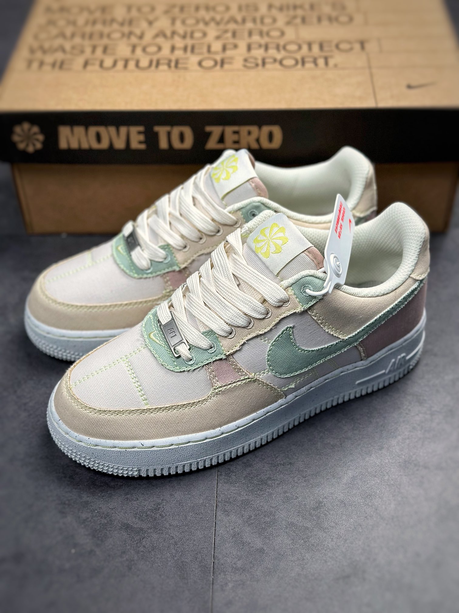 Nike Air Force 1 Low 07 Pink Green Color Matching DR5648-030