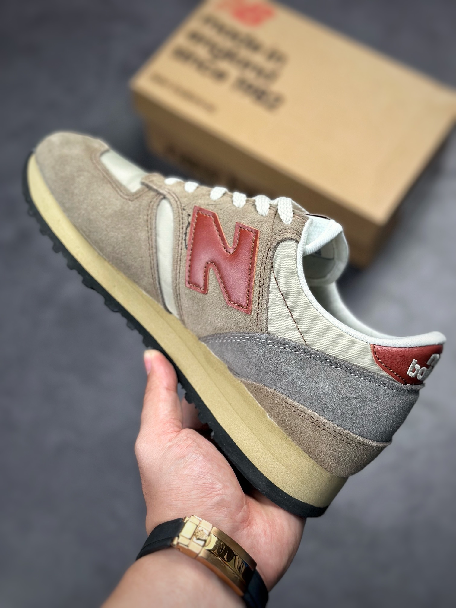 160 New Balance 730系列 英产官方 校园风复古休闲运动鞋 M730BBR