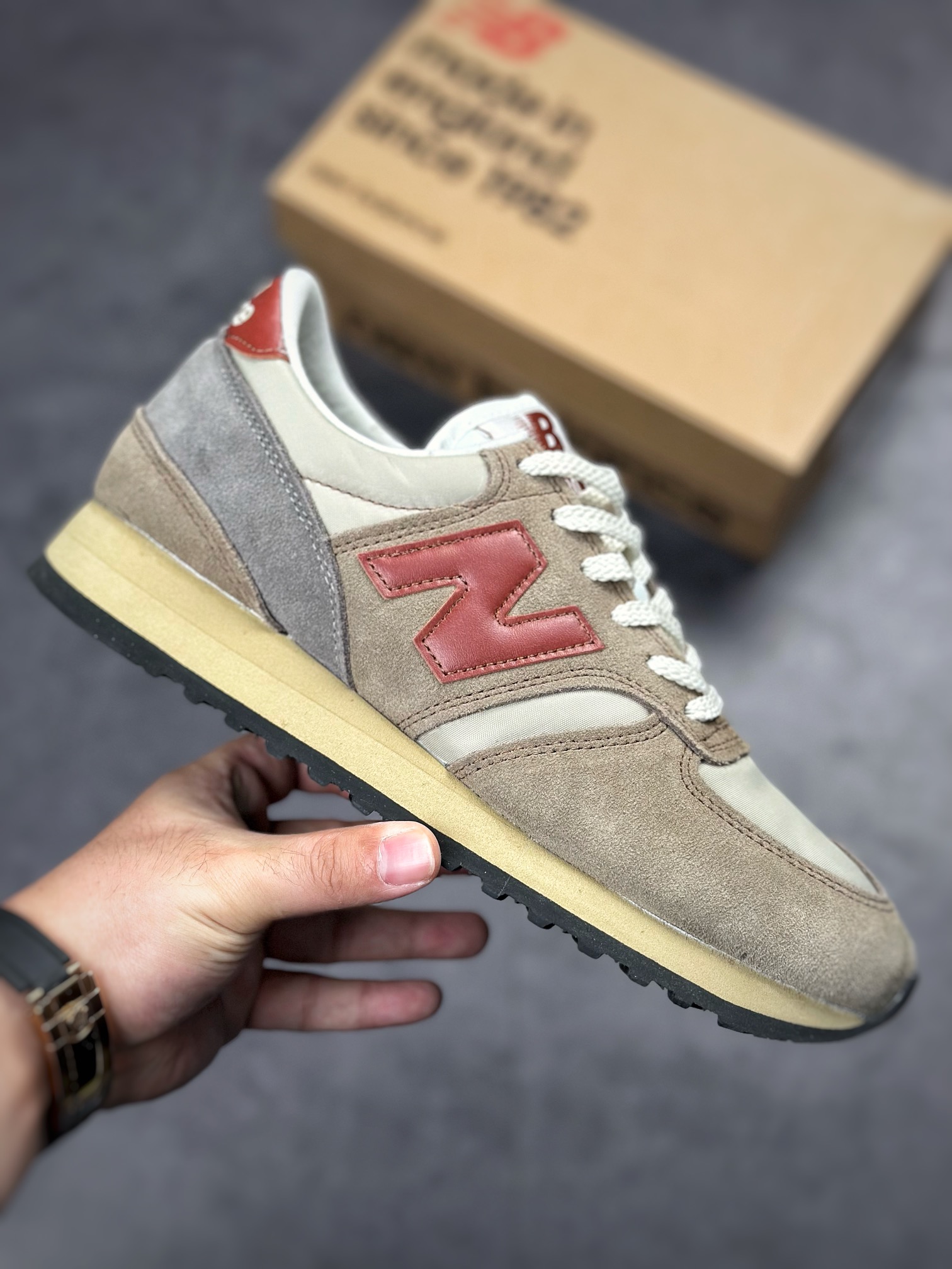 160 New Balance 730系列 英产官方 校园风复古休闲运动鞋 M730BBR