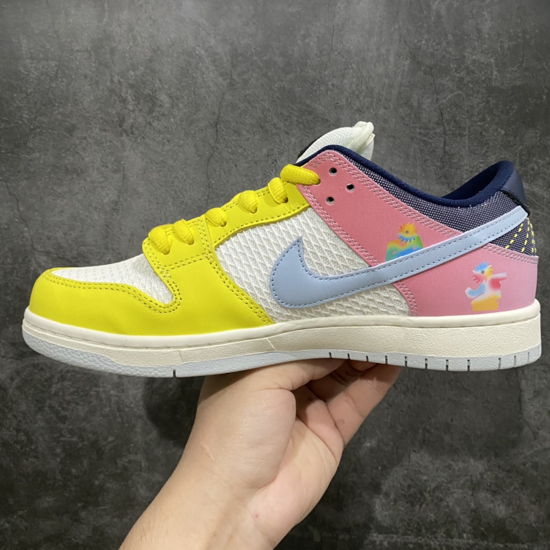 340 Nike SB Dunk Low " Be True " 黄白色 DX5933-900