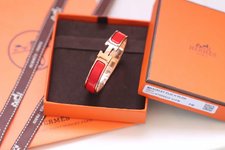 Hermes Jewelry Bracelet Red Polishing