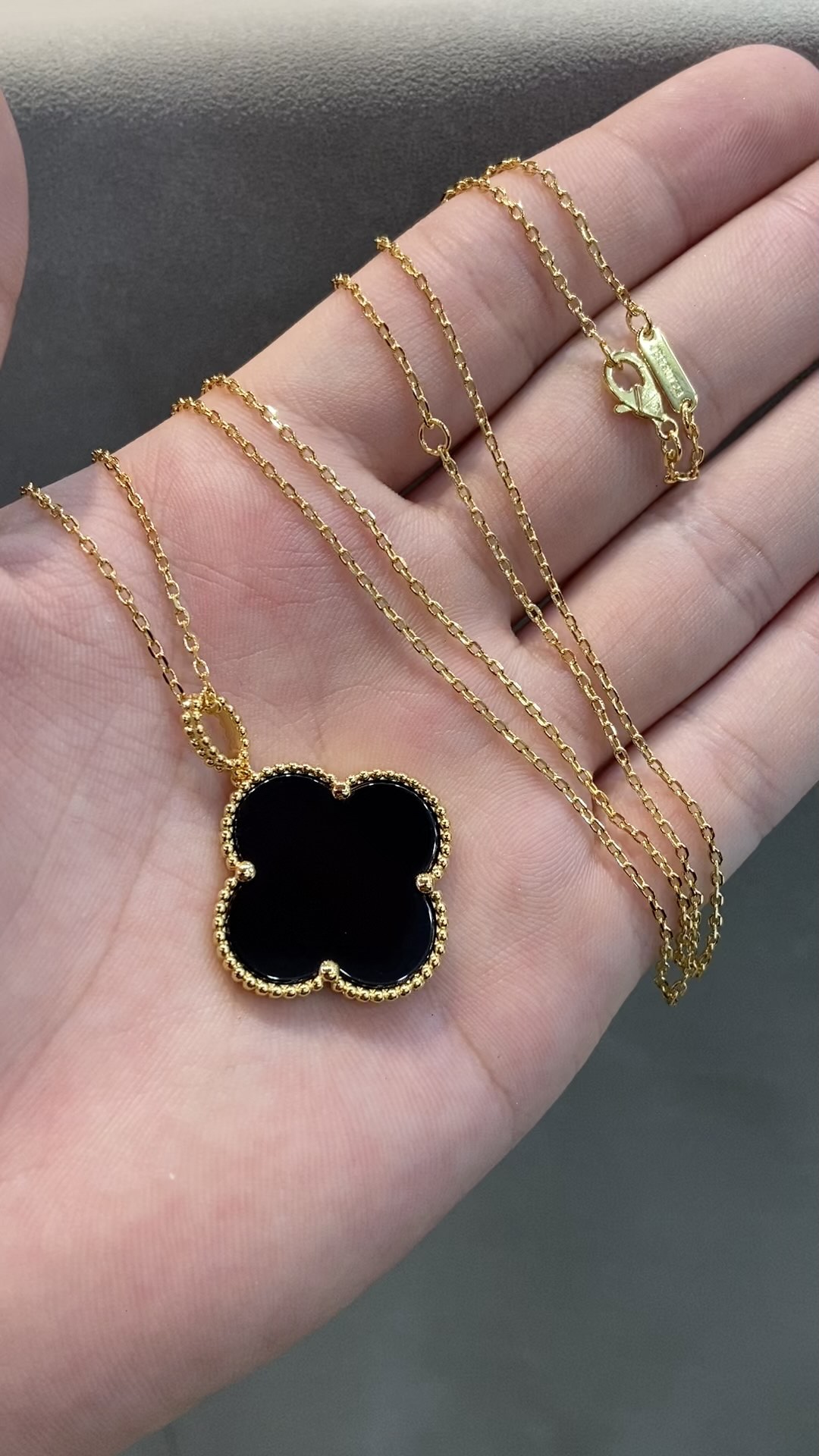 Van Cleef & Arpels vca大号四叶草项链 毛衣链