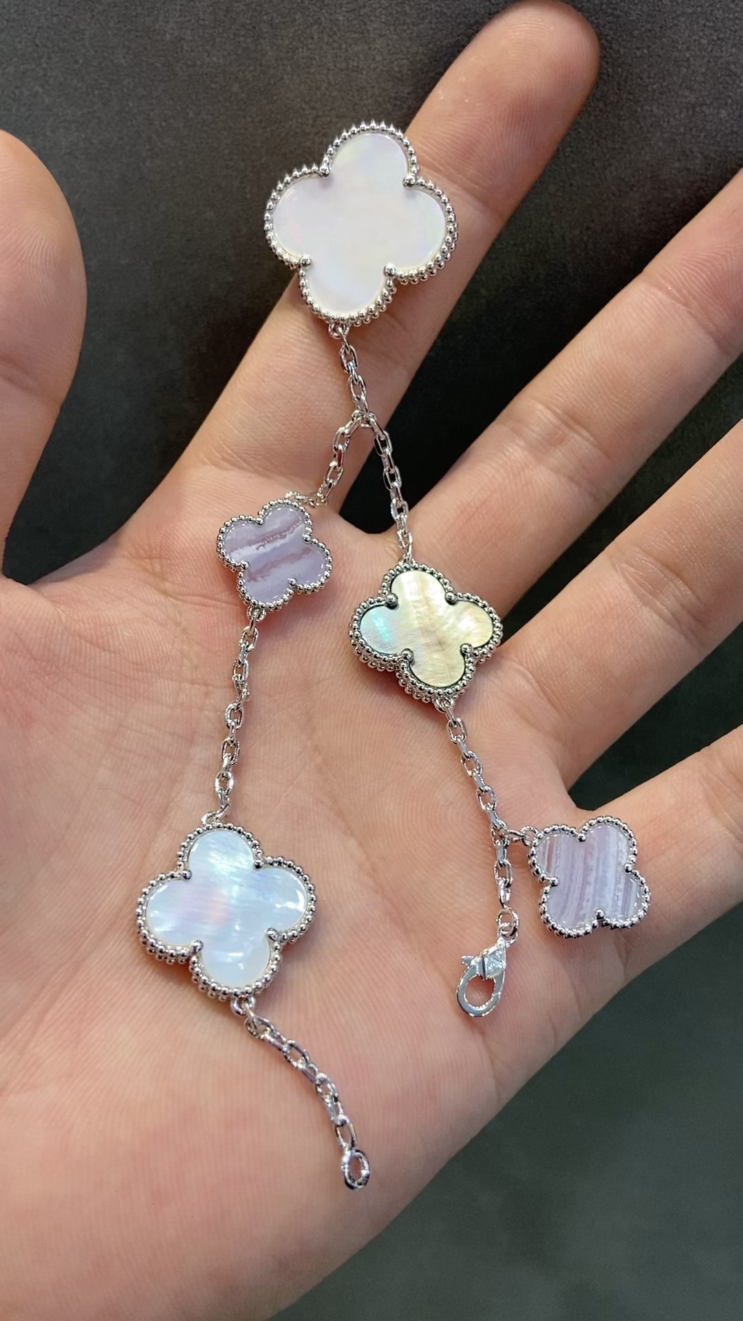 Van Cleef & Arpels vca不规则五花手链 对版cnc扣