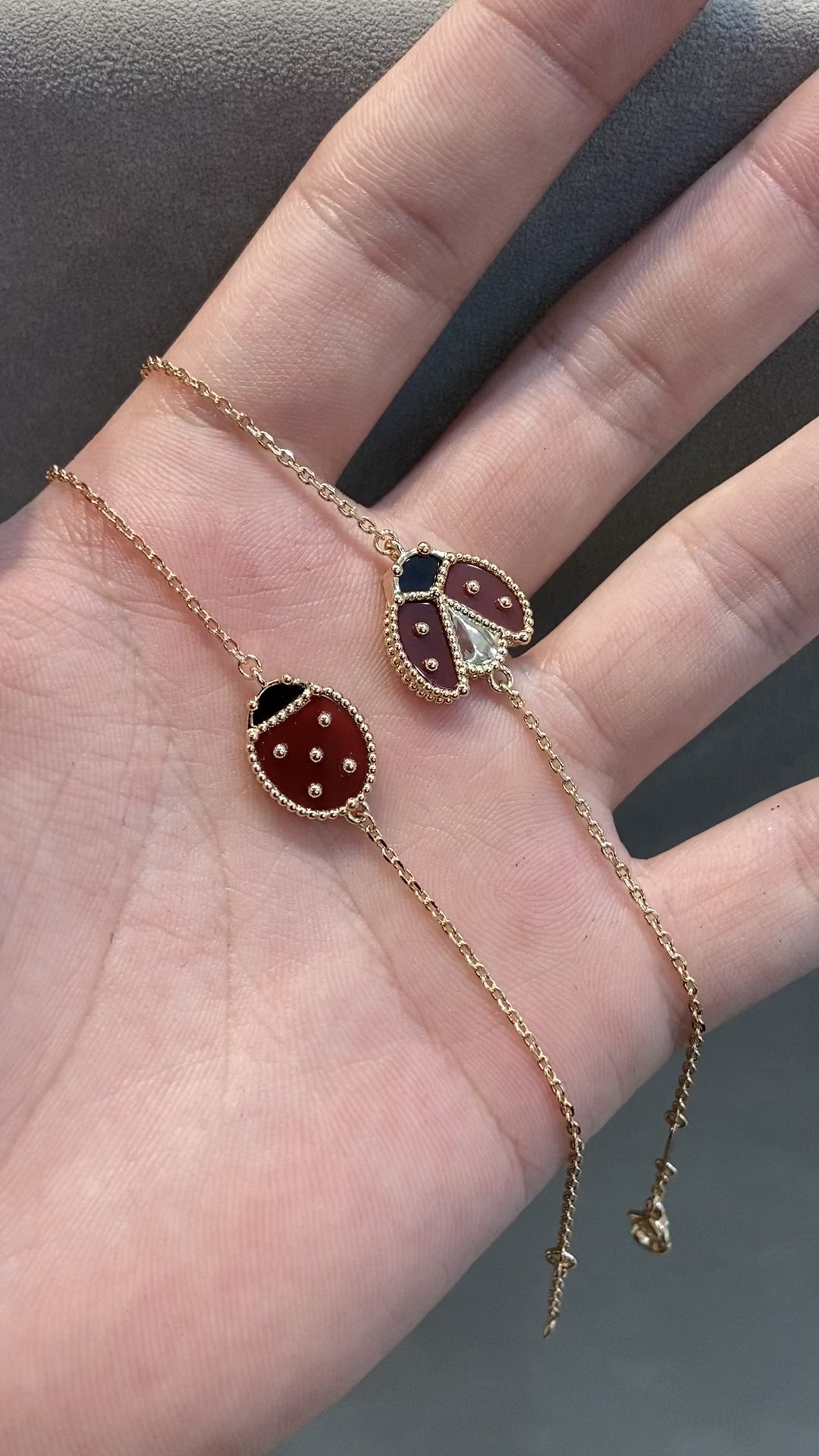 Van Cleef & Arpels vca瓢虫单花手链