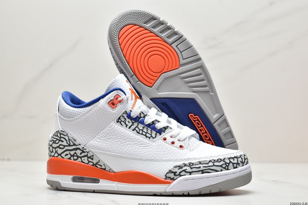 Air Jordan 3 Retro ”Knicks” Knicks color matching 136064-148-Top High Quatity Cheap Sneakers Fashion Clothing Clothes Bags handbags Shoes of all Brand wholesale With The best Quality And Beautiful Price from China Factory Chinese suppliers wholesaler seller Air Jordan 3 Retro ”Knicks” Knicks color matching 136064-148