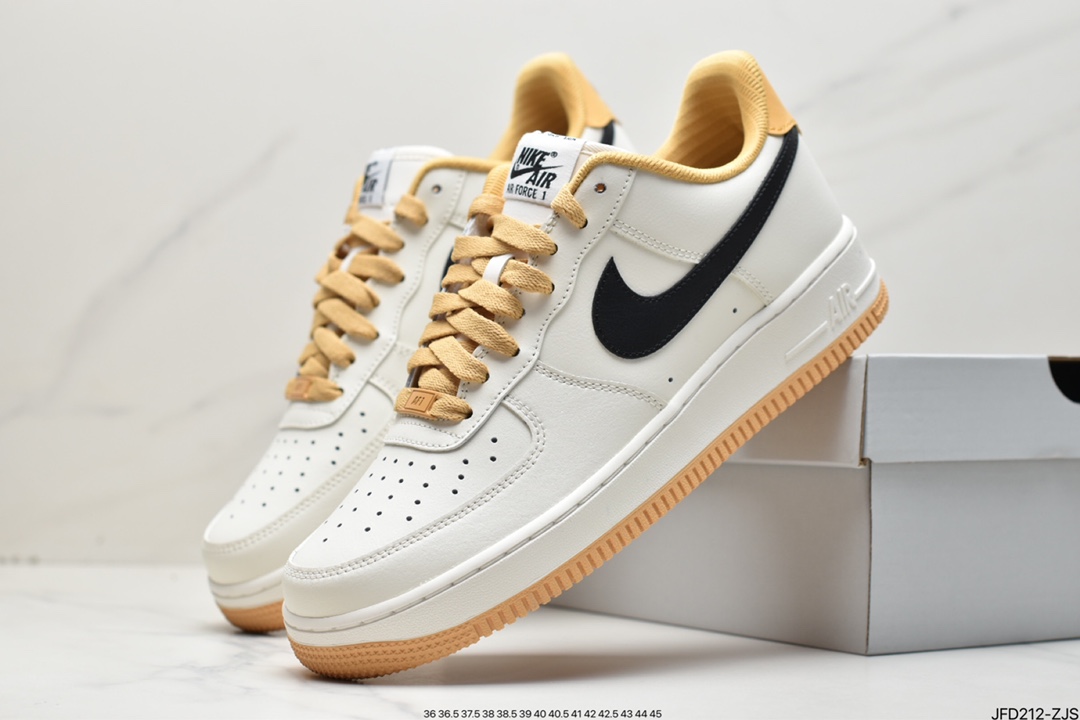 Nike Air Force 1 Low 07 White Yellow FD9063-101-Top High Quatity Cheap Sneakers Fashion Clothing Clothes Bags handbags Shoes of all Brand wholesale With The best Quality And Beautiful Price from China Factory Chinese suppliers wholesaler seller Nike Air Force 1 Low 07 White Yellow FD9063-101