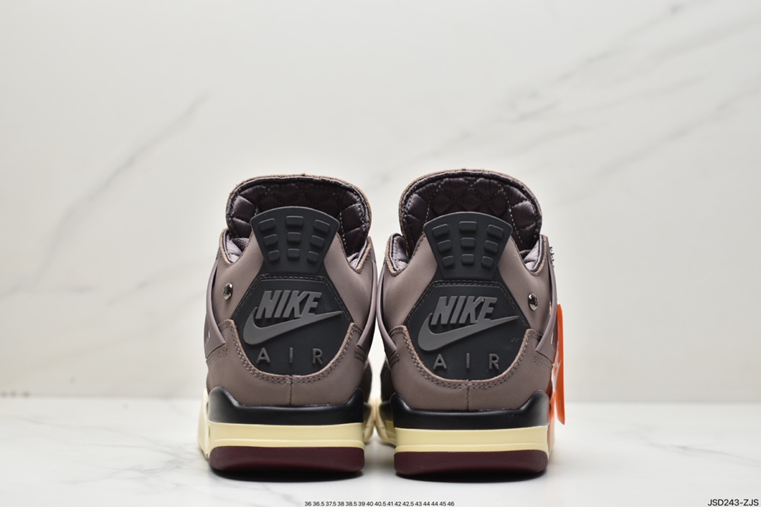 A Ma Maniére x Nike Air Jordan 4 Retro SP ”Violet Ore” AJ4 mid-bang ”wine red dark purple ore yellow” DV6773-220