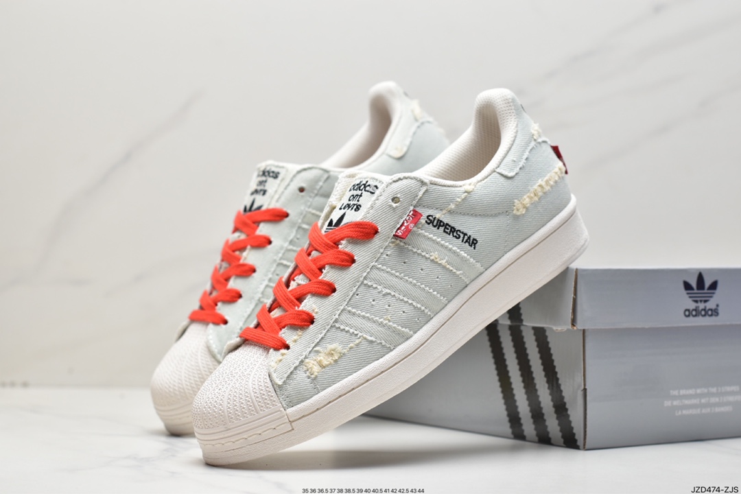 Adidas clover Originals Superstar shell head classic all-match casual sports shoes GE4988