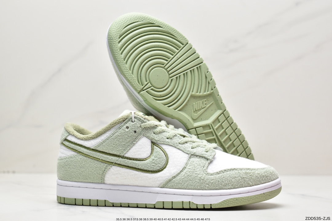 Dunk Low ”Fleece” white and green cashmere DQ7579-300-Top High Quatity Cheap Sneakers Fashion Clothing Clothes Bags handbags Shoes of all Brand wholesale With The best Quality And Beautiful Price from China Factory Chinese suppliers wholesaler seller Dunk Low ”Fleece” white and green cashmere DQ7579-300