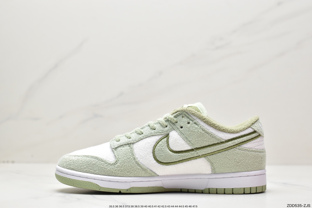 Dunk Low ”Fleece” white and green cashmere DQ7579-300-Top High Quatity Cheap Sneakers Fashion Clothing Clothes Bags handbags Shoes of all Brand wholesale With The best Quality And Beautiful Price from China Factory Chinese suppliers wholesaler seller Dunk Low ”Fleece” white and green cashmere DQ7579-300