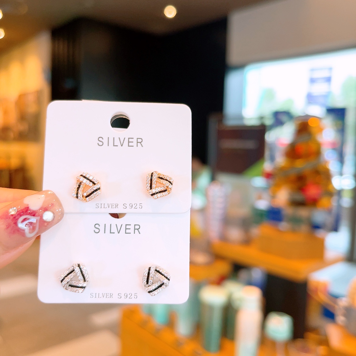 Hypoallergenes Silber Ohrringe Lebendig Alltag Silber